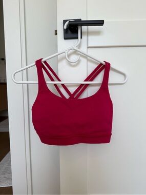 Lululemon Energy Bra - Pink Dragonfruit - Size 6